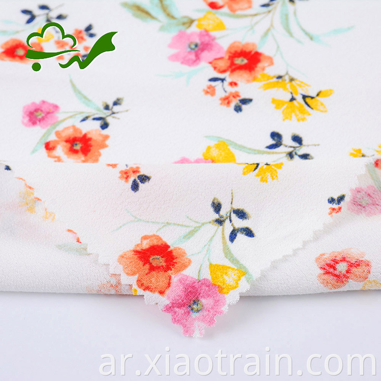 rayon floral fabric for women garment